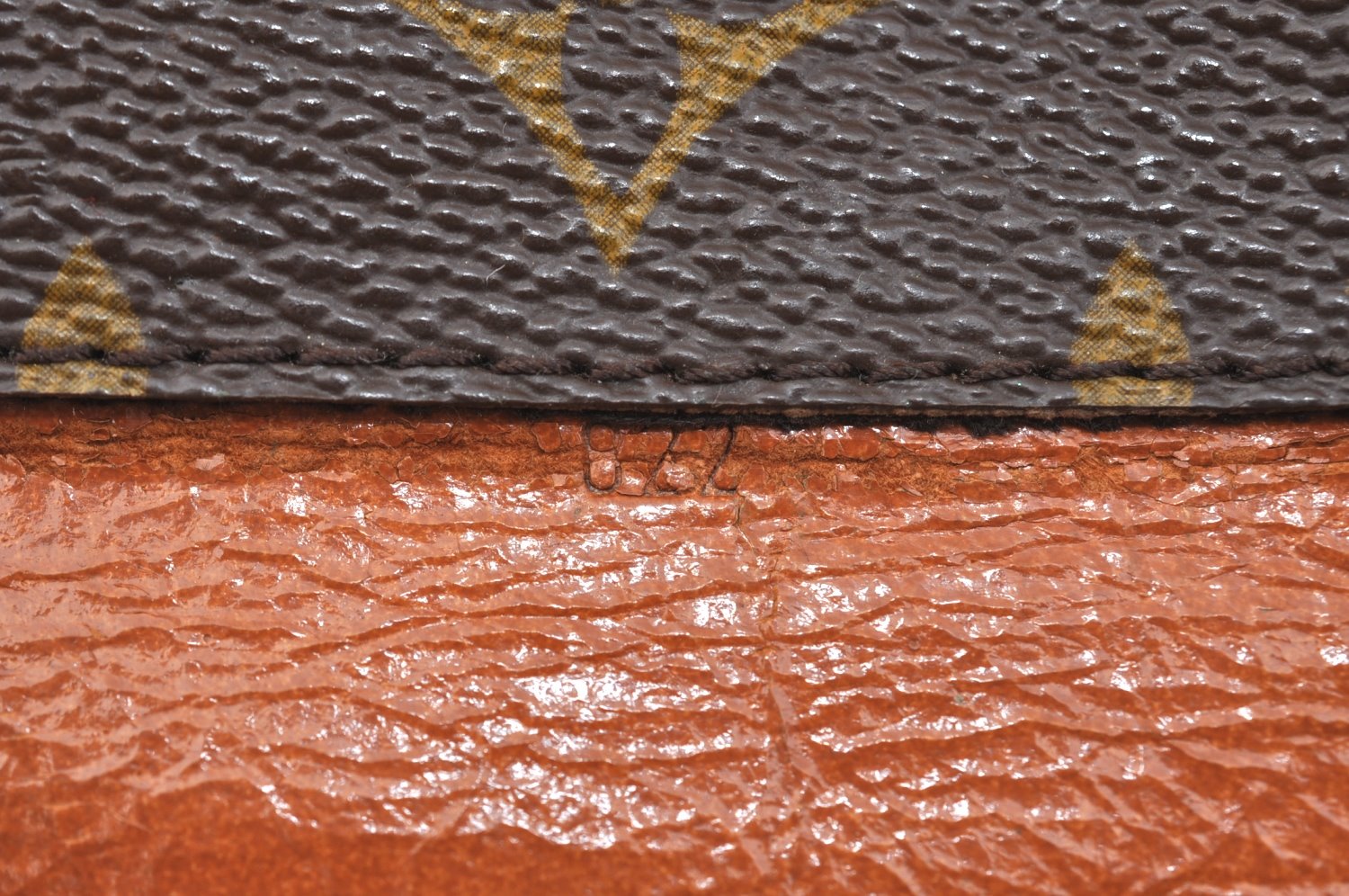 Auth Louis Vuitton Monogram Pochette Pliante Clutch Hand Bag Old Model LV Junk K6531