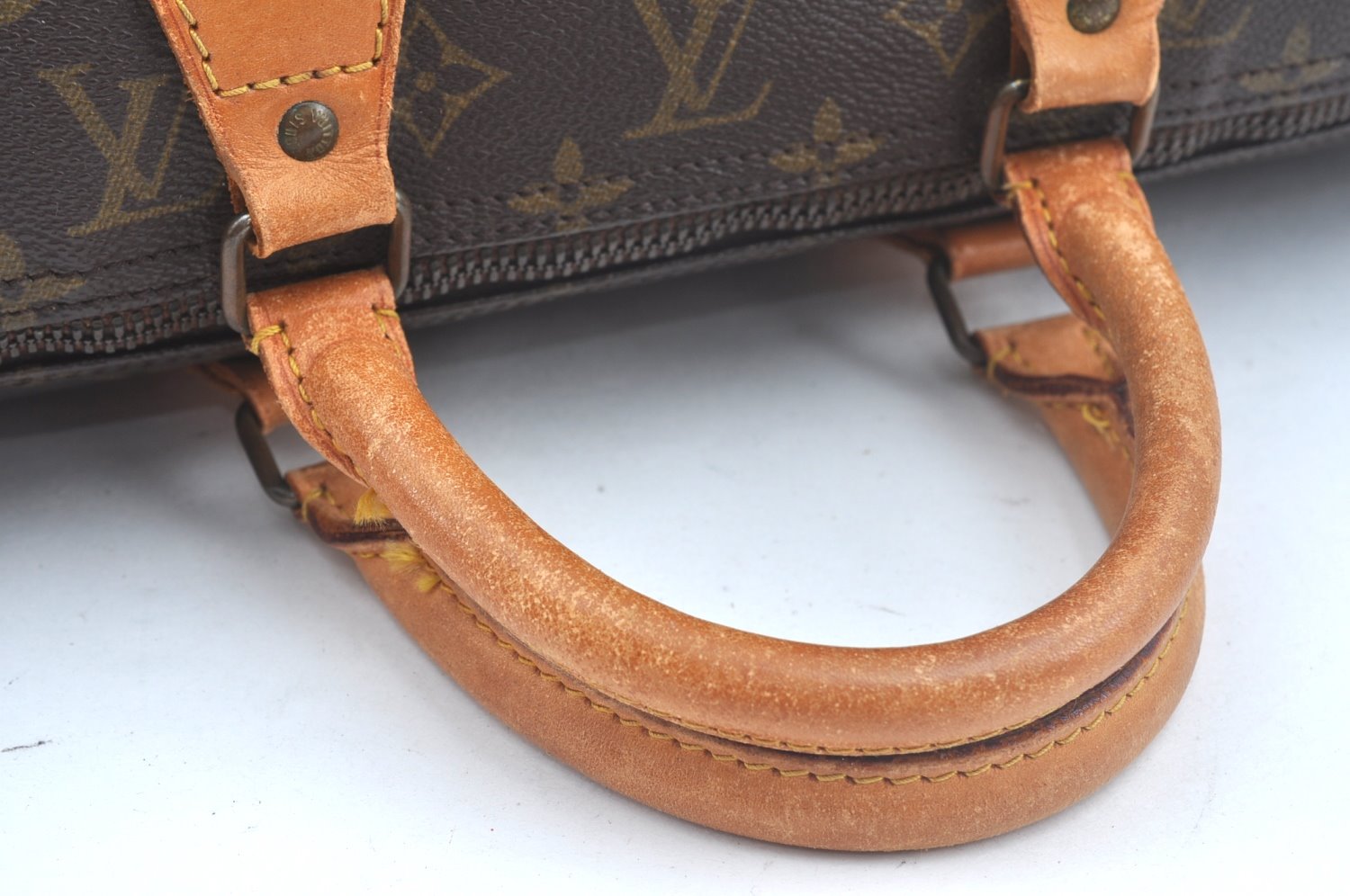 Authentic Louis Vuitton Monogram Speedy 40 Hand Boston Bag M41522 LV K6536