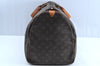 Authentic Louis Vuitton Monogram Keepall 55 Travel Boston Bag M41424 LV K6537