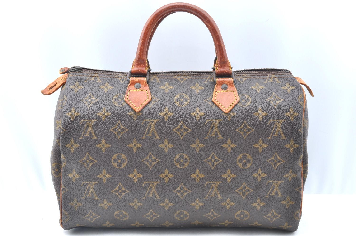 Authentic Louis Vuitton Monogram Speedy 30 Hand Boston Bag Old Model LV K6543
