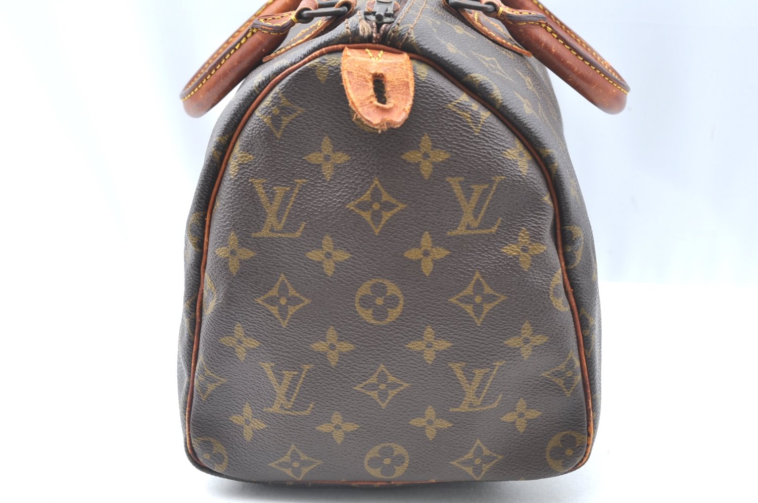Authentic Louis Vuitton Monogram Speedy 30 Hand Boston Bag Old Model LV K6543
