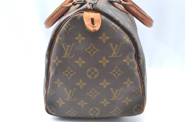 Authentic Louis Vuitton Monogram Speedy 30 Hand Boston Bag Old Model LV K6543