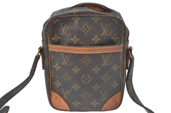 Auth Louis Vuitton Monogram Danube Shoulder Cross Body Bag M45266 LV Junk K6544