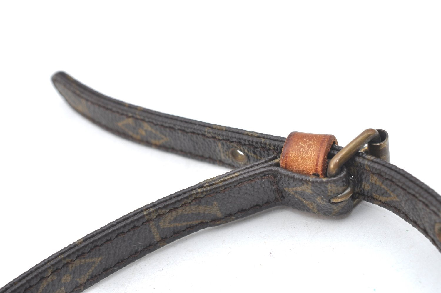 Auth Louis Vuitton Monogram Danube Shoulder Cross Body Bag M45266 LV Junk K6544