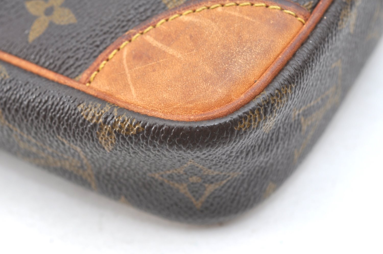 Auth Louis Vuitton Monogram Danube Shoulder Cross Body Bag M45266 LV Junk K6544