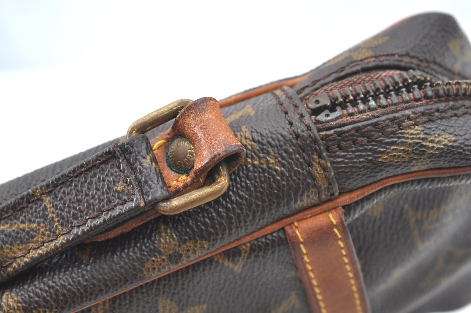 Auth Louis Vuitton Monogram Danube Shoulder Cross Body Bag M45266 LV Junk K6544