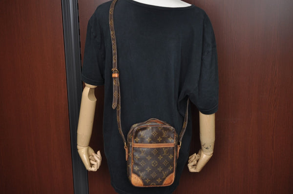 Auth Louis Vuitton Monogram Danube Shoulder Cross Body Bag M45266 LV Junk K6544