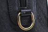 Authentic GUCCI 2Way Hand Boston Bag Purse GG Canvas Leather Black K6555