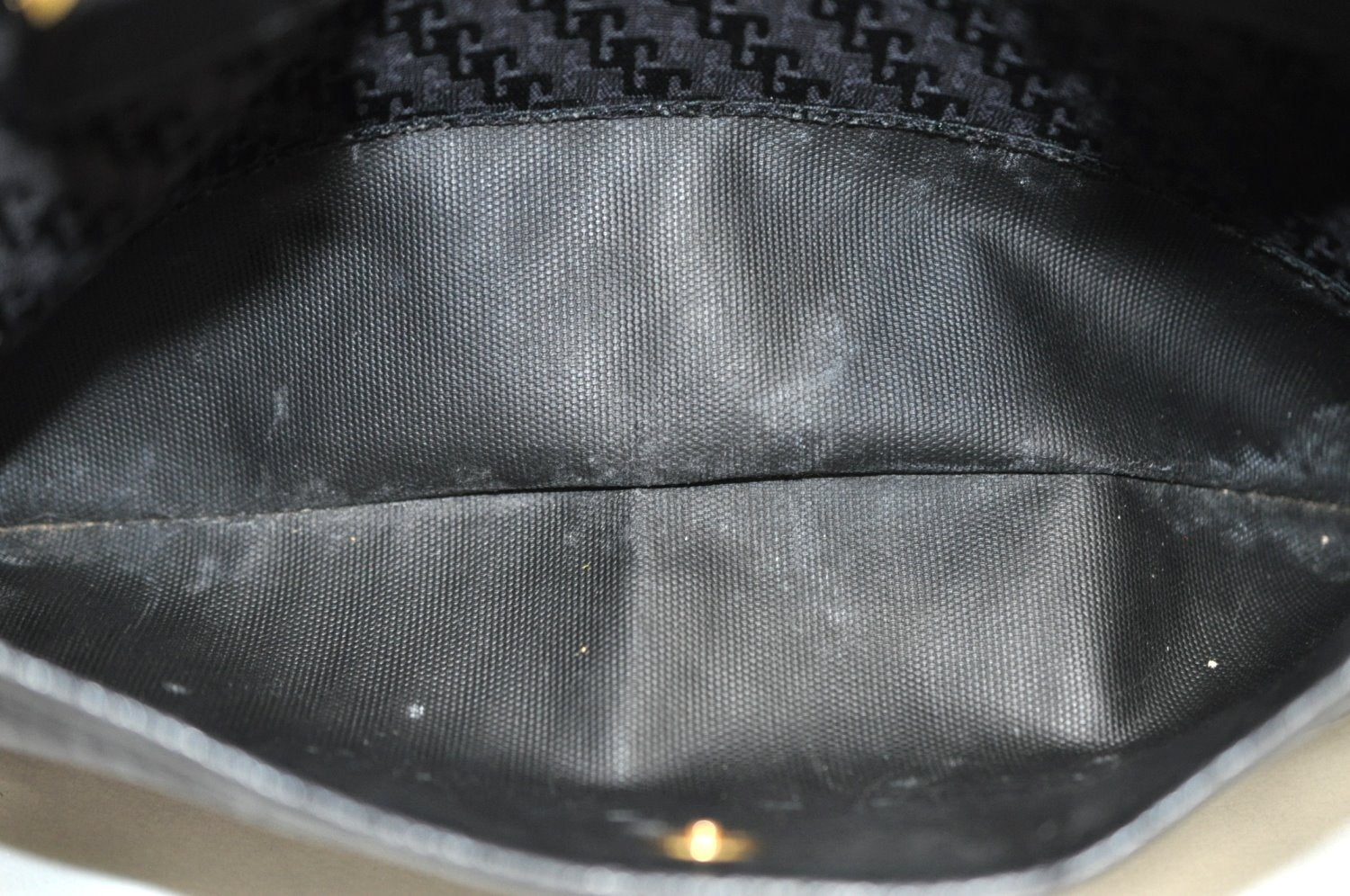 Authentic GUCCI 2Way Hand Boston Bag Purse GG Canvas Leather Black K6555