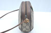 Authentic GUCCI Web Sherry Line Shoulder Cross Bag GG PVC Leather Brown K6556