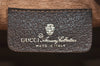 Authentic GUCCI Web Sherry Line Shoulder Cross Bag GG PVC Leather Brown K6556