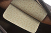 Authentic GUCCI Web Sherry Line Shoulder Cross Bag GG PVC Leather Brown K6556