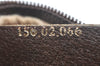 Authentic GUCCI Web Sherry Line Shoulder Cross Bag GG PVC Leather Brown K6556