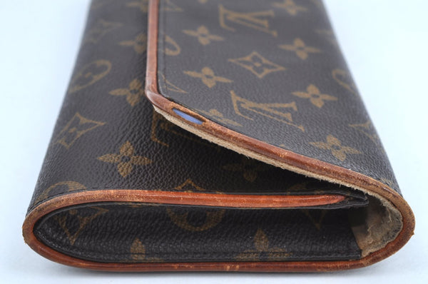 Authentic Louis Vuitton Monogram Pochette Twin GM Shoulder Bag M51852 LV K6581