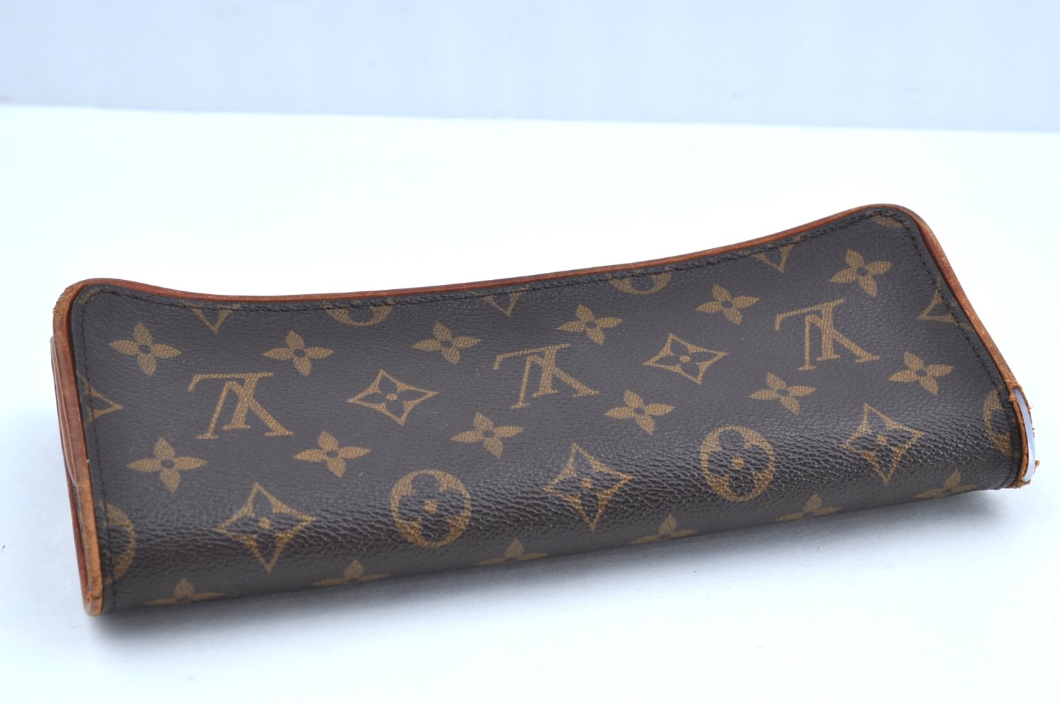 Authentic Louis Vuitton Monogram Pochette Twin GM Shoulder Bag M51852 LV K6581