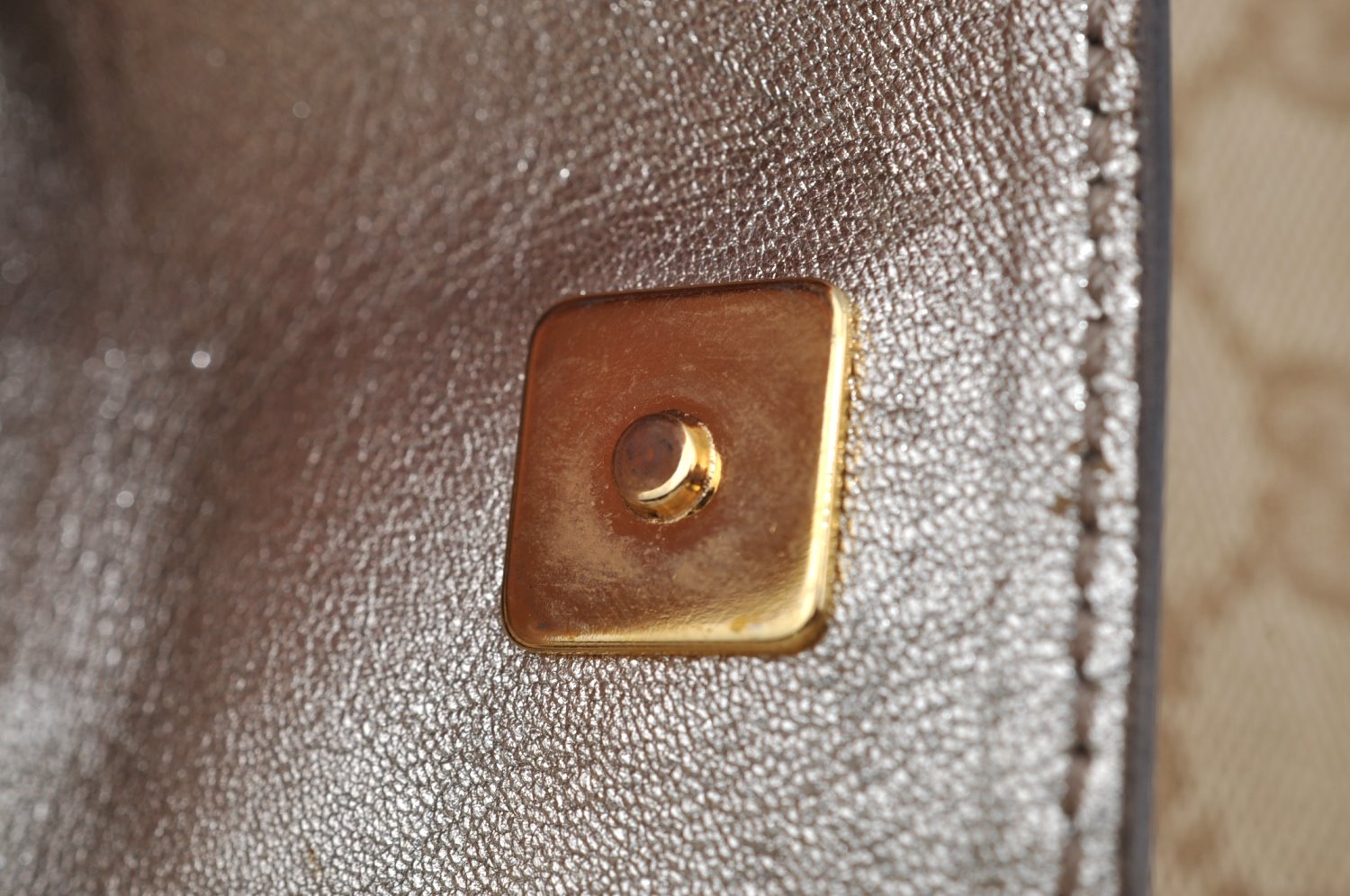 Authentic GUCCI Abbey Shoulder Tote Bag GG Canvas Leather 153025 Beige K6582