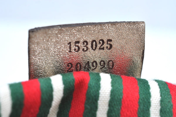 Authentic GUCCI Abbey Shoulder Tote Bag GG Canvas Leather 153025 Beige K6582