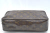 Auth Louis Vuitton Monogram Trousse Toilette 28 Clutch Hand Bag Old Model K6587