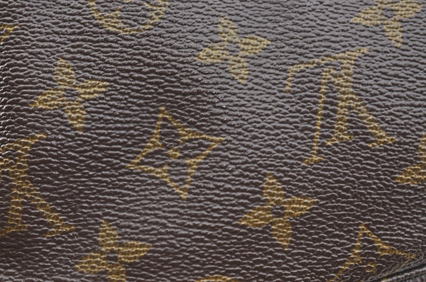 Auth Louis Vuitton Monogram Trousse Toilette 28 Clutch Hand Bag Old Model K6587