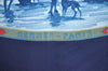 Authentic HERMES Carre 90 Scarf "CAVALIERS PEULS" Silk Navy Box K6601