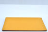 Authentic HERMES Vision II Simple Agenda Cover Day Planner Leather Yellow K6606