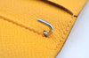 Authentic HERMES Vision II Simple Agenda Cover Day Planner Leather Yellow K6606