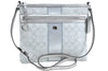 Authentic COACH Signature Shoulder Cross Bag Purse PVC Leather F17158 Gray K6617