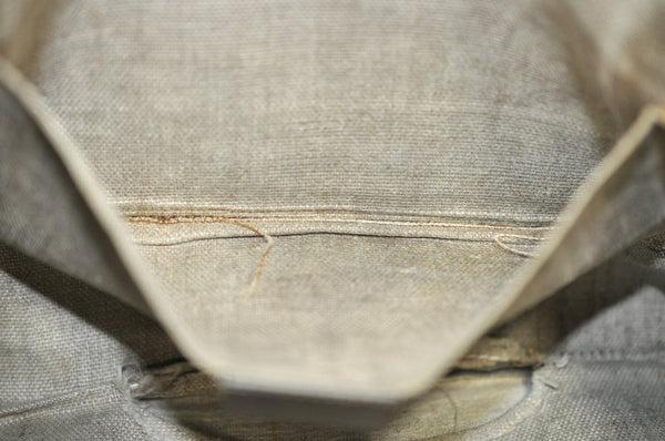 Authentic GUCCI Bamboo Tassel Clutch Hand Bag Purse Leather 449653 Gray K6621