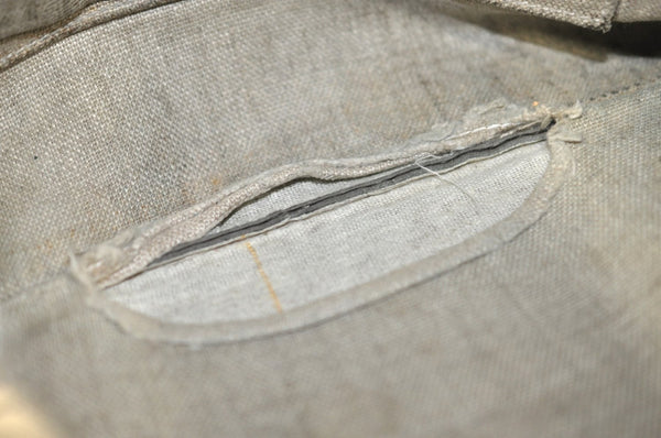 Authentic GUCCI Bamboo Tassel Clutch Hand Bag Purse Leather 449653 Gray K6621