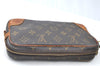 Authentic Louis Vuitton Monogram Marly Dragonne PM M51827 Clutch Hand Bag K6626