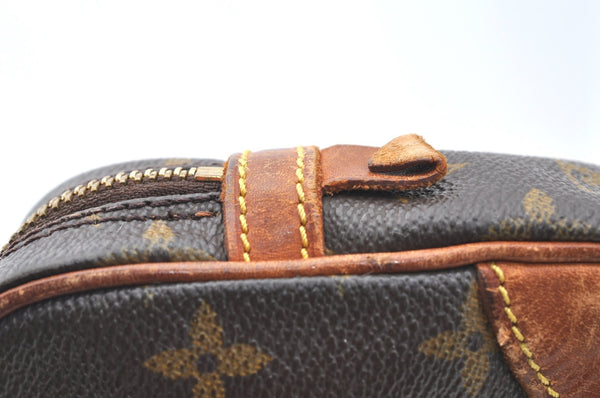 Authentic Louis Vuitton Monogram Marly Dragonne PM M51827 Clutch Hand Bag K6626