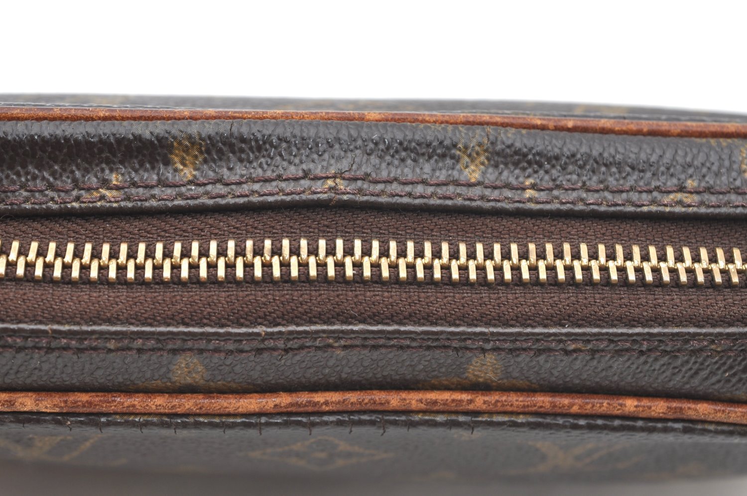 Authentic Louis Vuitton Monogram Marly Dragonne PM M51827 Clutch Hand Bag K6626