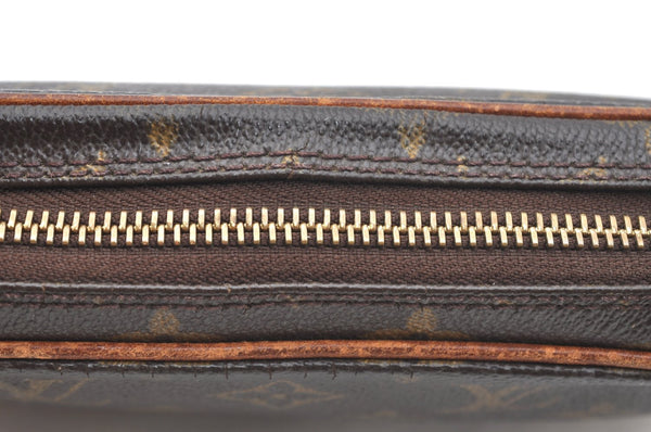 Authentic Louis Vuitton Monogram Marly Dragonne PM M51827 Clutch Hand Bag K6626