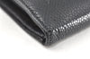 Authentic CHANEL Vintage Caviar Skin CC Logo Long Wallet Purse Black K6629