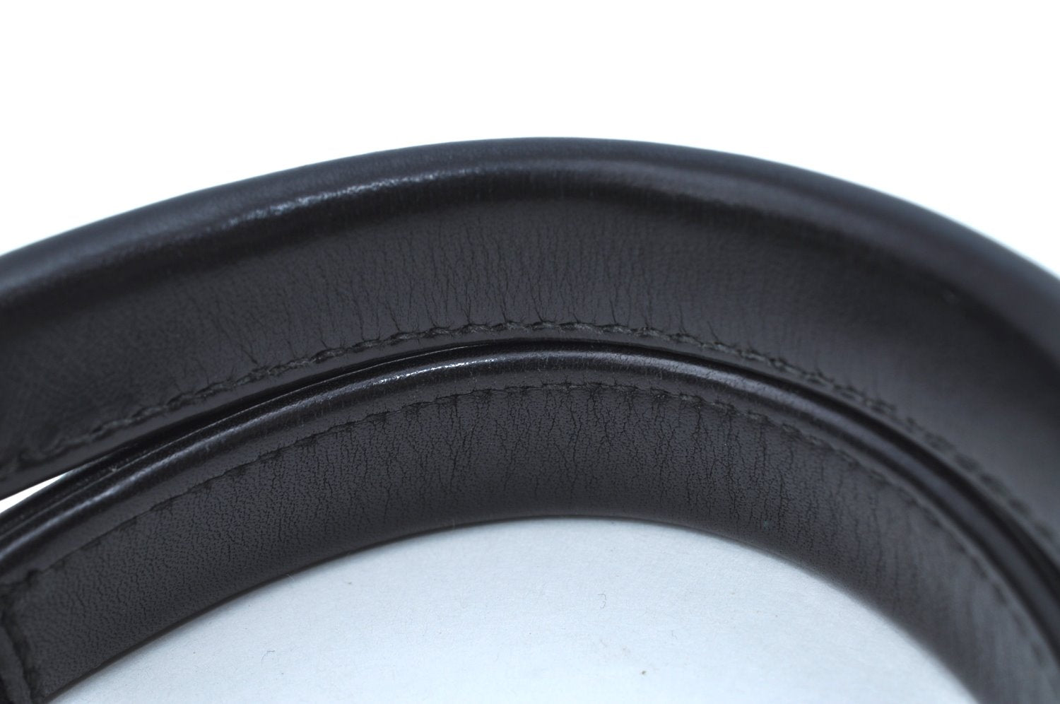 Authentic GUCCI GG Crystal Shoulder Tote Bag PVC Leather 131230 Black K6678