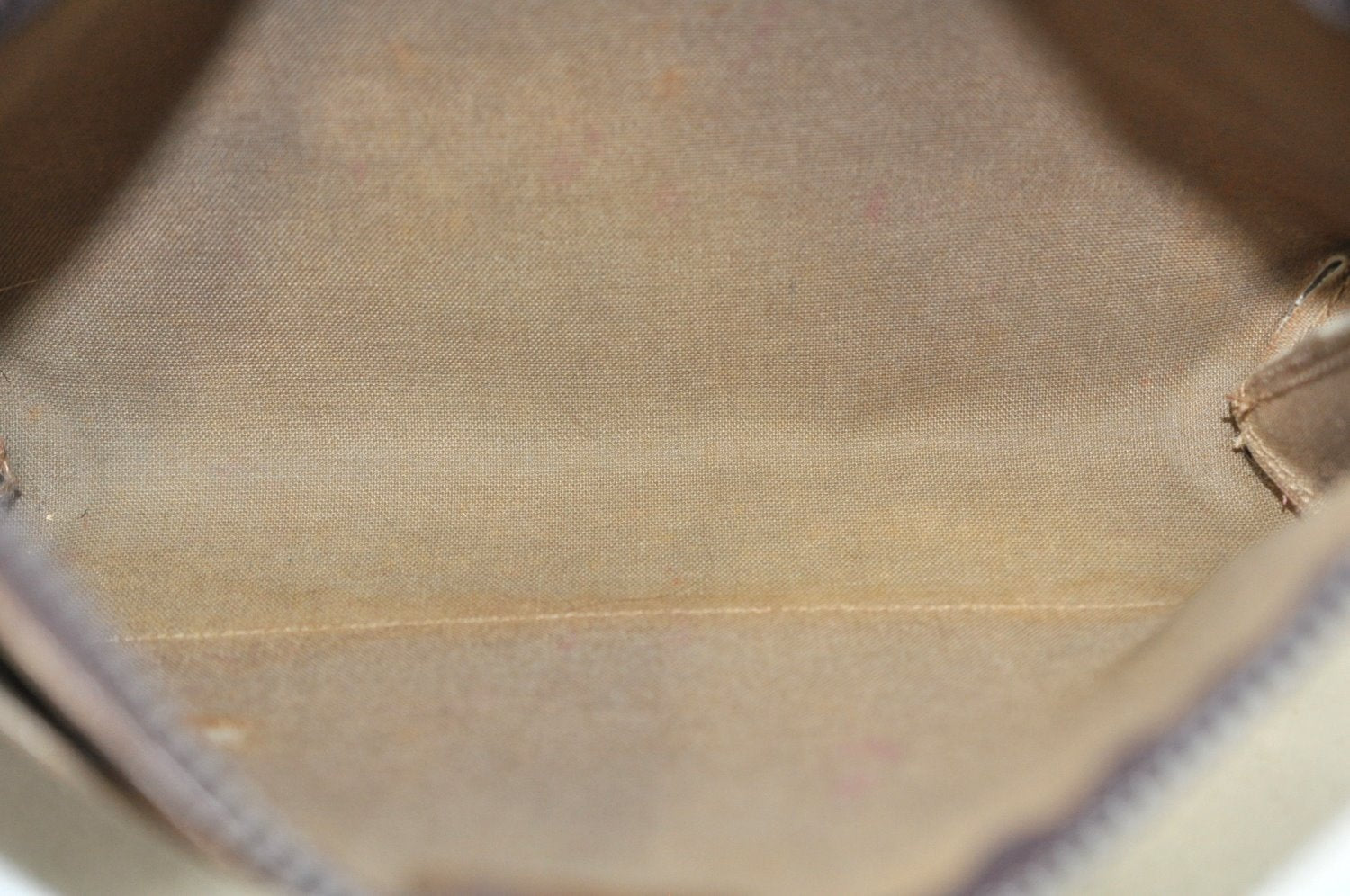 Authentic GUCCI Vintage GG Plus Clutch Hand Bag Purse PVC Leather Brown K6679