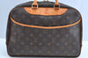 Authentic Louis Vuitton Monogram Deauville Hand Bag M47270 LV Junk K6680
