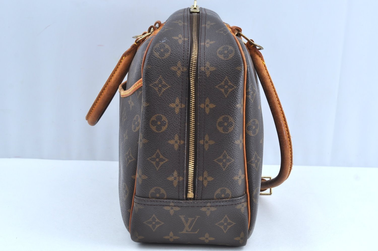 Authentic Louis Vuitton Monogram Deauville Hand Bag M47270 LV Junk K6680