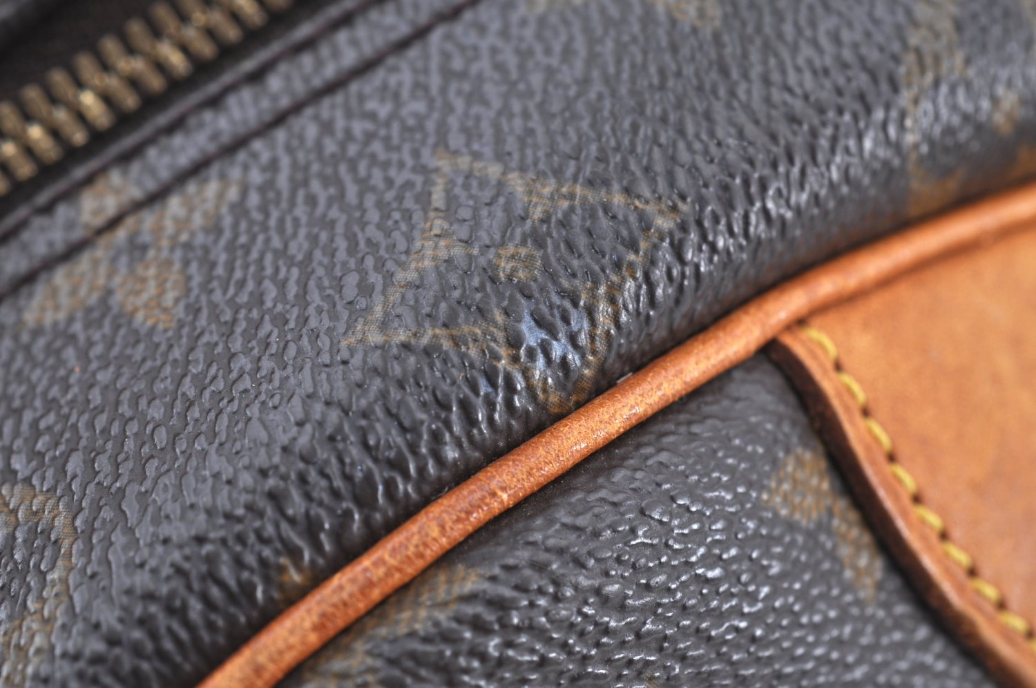 Authentic Louis Vuitton Monogram Deauville Hand Bag M47270 LV Junk K6680