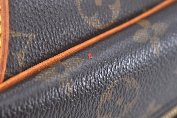 Authentic Louis Vuitton Monogram Deauville Hand Bag M47270 LV Junk K6680