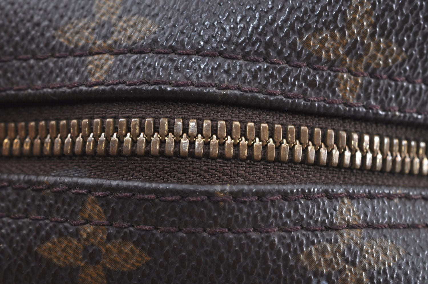 Authentic Louis Vuitton Monogram Deauville Hand Bag M47270 LV Junk K6680