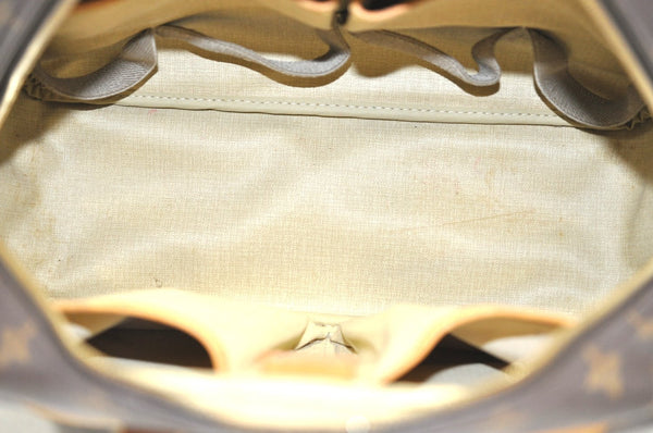 Authentic Louis Vuitton Monogram Deauville Hand Bag M47270 LV Junk K6680