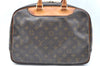Authentic Louis Vuitton Monogram Deauville Hand Bag M47270 LV K6683
