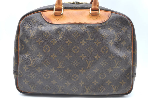 Authentic Louis Vuitton Monogram Deauville Hand Bag M47270 LV K6683