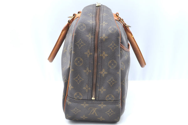 Authentic Louis Vuitton Monogram Deauville Hand Bag M47270 LV K6683