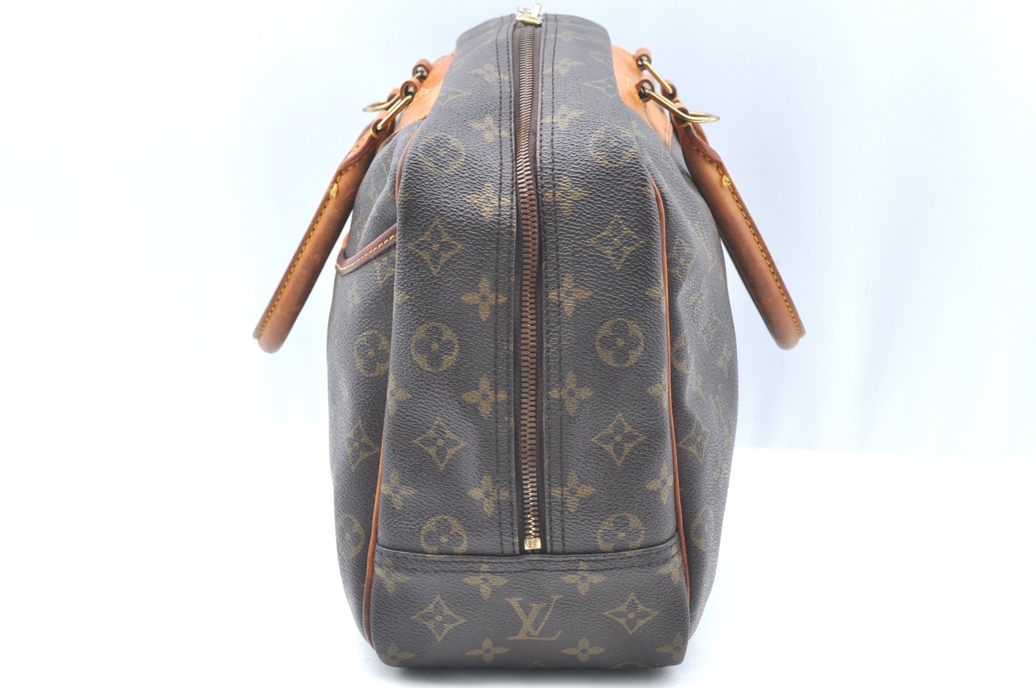 Authentic Louis Vuitton Monogram Deauville Hand Bag M47270 LV K6683