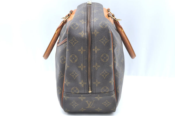 Authentic Louis Vuitton Monogram Deauville Hand Bag M47270 LV K6683