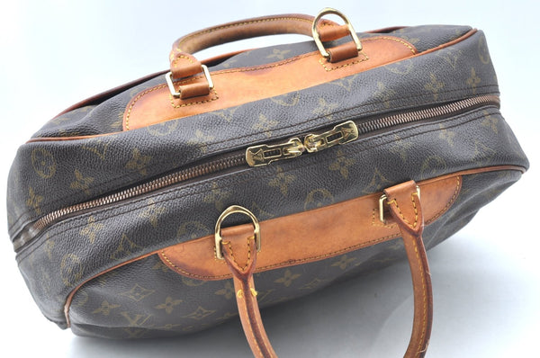 Authentic Louis Vuitton Monogram Deauville Hand Bag M47270 LV K6683
