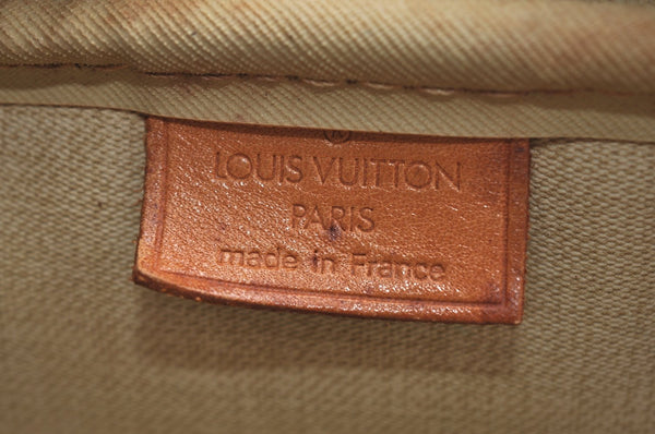 Authentic Louis Vuitton Monogram Deauville Hand Bag M47270 LV K6683