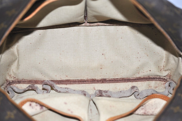 Authentic Louis Vuitton Monogram Deauville Hand Bag M47270 LV K6683